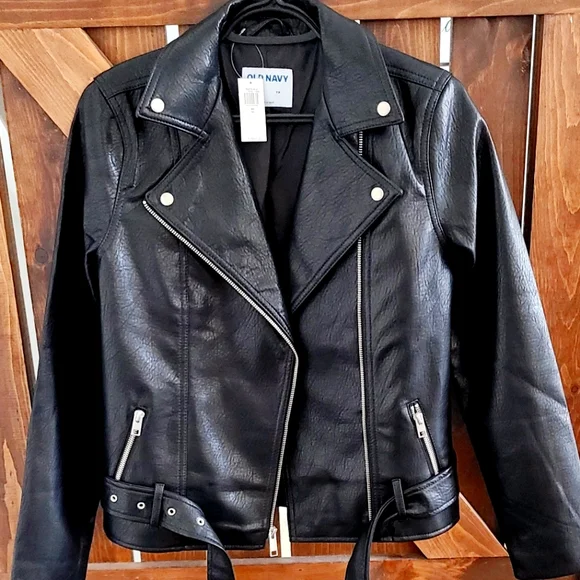 Old Navy leather jacket
